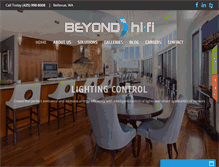 Tablet Screenshot of beyondhifi.com